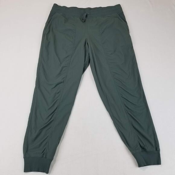Lululemon Dance Studio Jogger Womens 14 Green Jasper High Rise Drawstring Swift - Picture 11 of 11